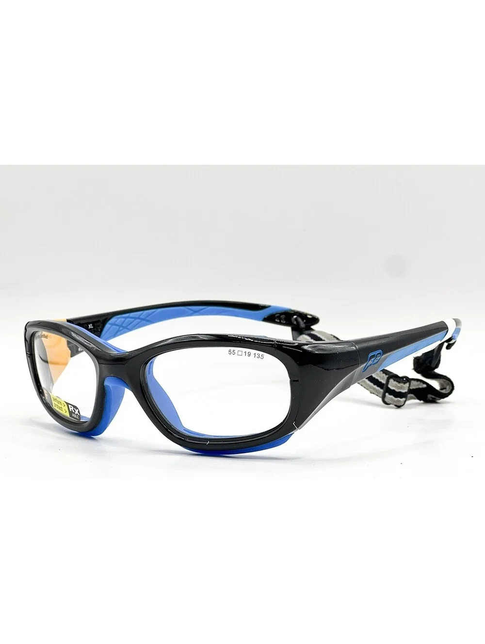Liberty Sport Slam Black Blue Sport Authentic Eyeglasses 55-19-135